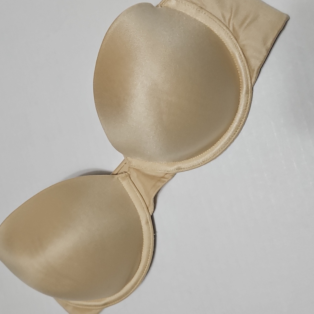 Maidenform Light Tan Strapless Underwire Seamless Women's Bra Size 34C